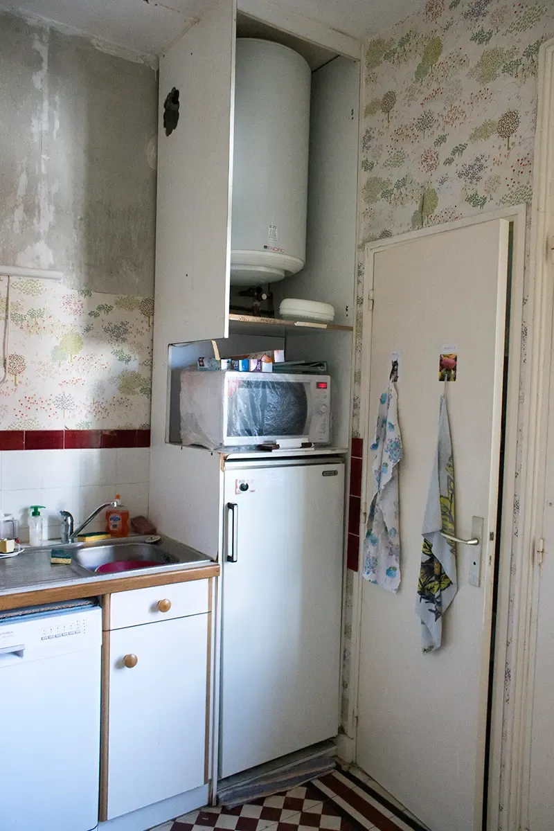 Cuisine avant rénovation